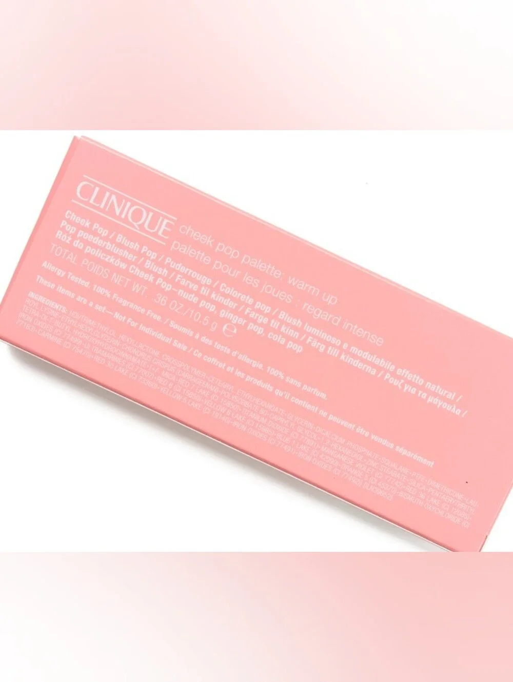 🧚‍♀️Clinique Rare 2020 Edition Cheek Pop Palette Warm Up NWT
